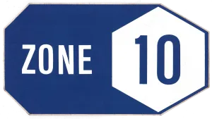 Zonesticker NMVB (origineel exemplaar) - 80